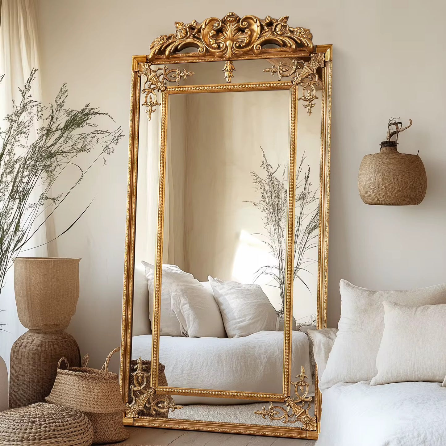 Palais d’Or Luxe Floor Mirror (Next stock will be available in 8-12 weeks,please contact us for pre-order)