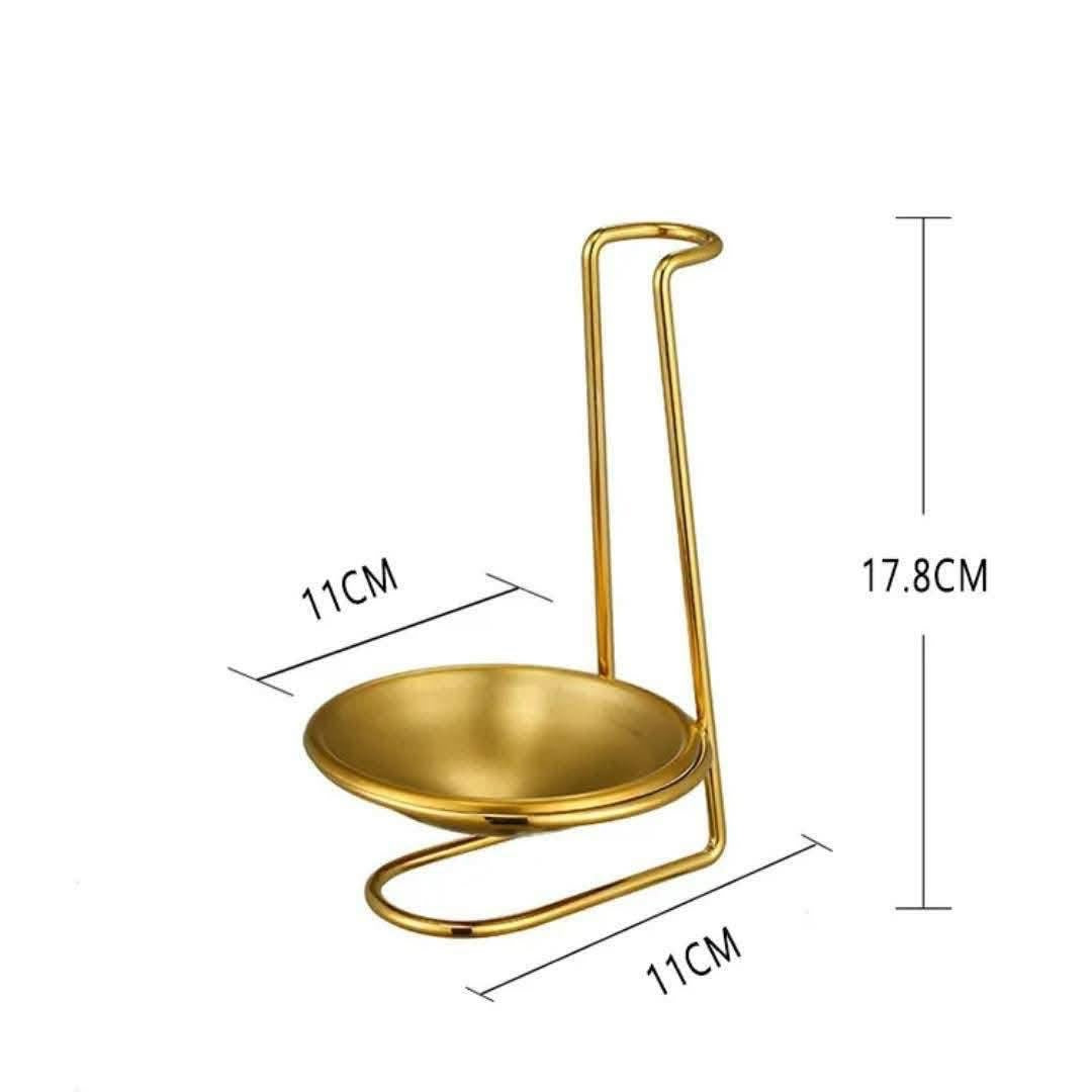 White & Gold Ornate 8L Chafing Dish with Free Spoon and Holder-Elegant Food Warmer