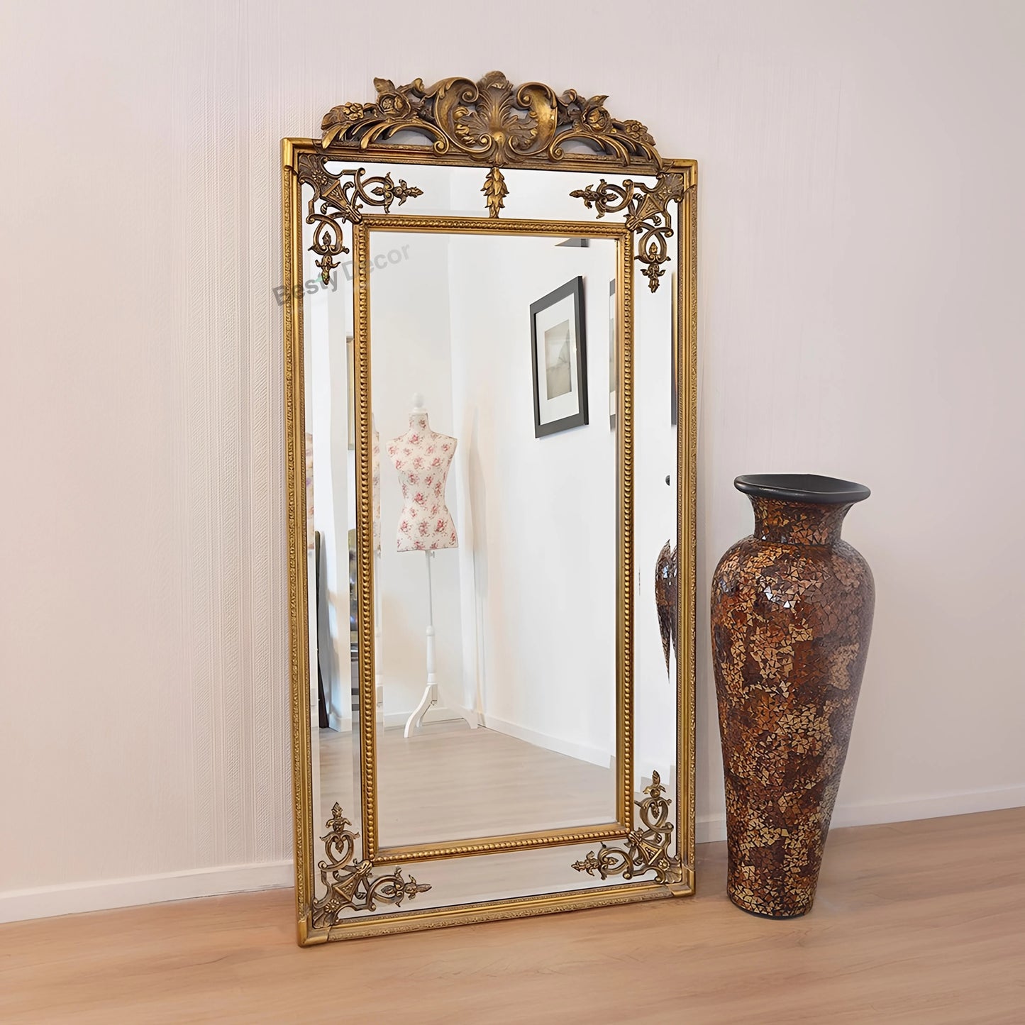 Palais d’Or Luxe Floor Mirror (Next stock will be available in 8-12 weeks,please contact us for pre-order)