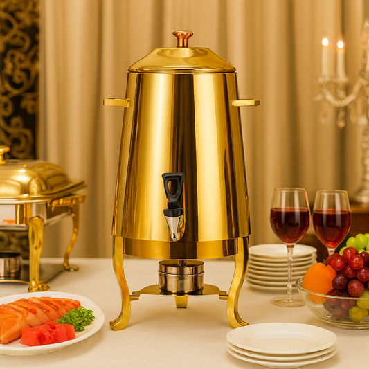 Royal Gold Hospitality Beverage Dispenser – Premium Tea & Juice Server