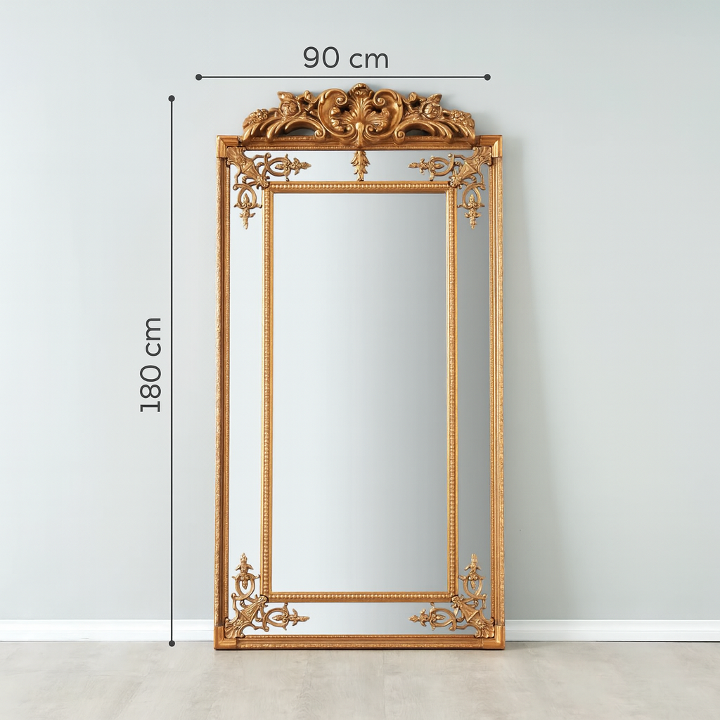 Palais d’Or Luxe Floor Mirror (Next stock will be available in 8-12 weeks,please contact us for pre-order)