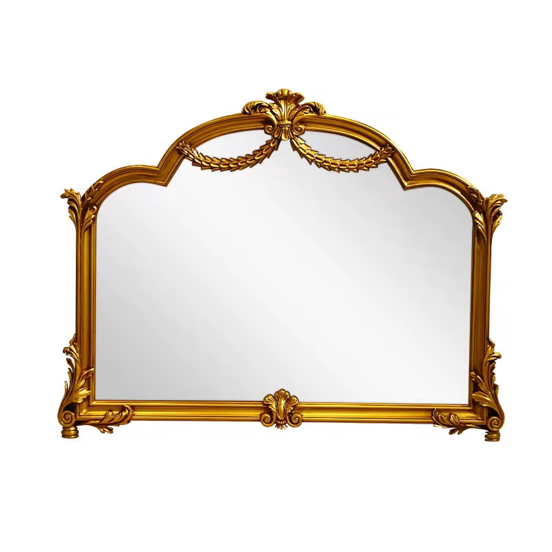 Splendor-Regal Arch Gold Wall Mirror
