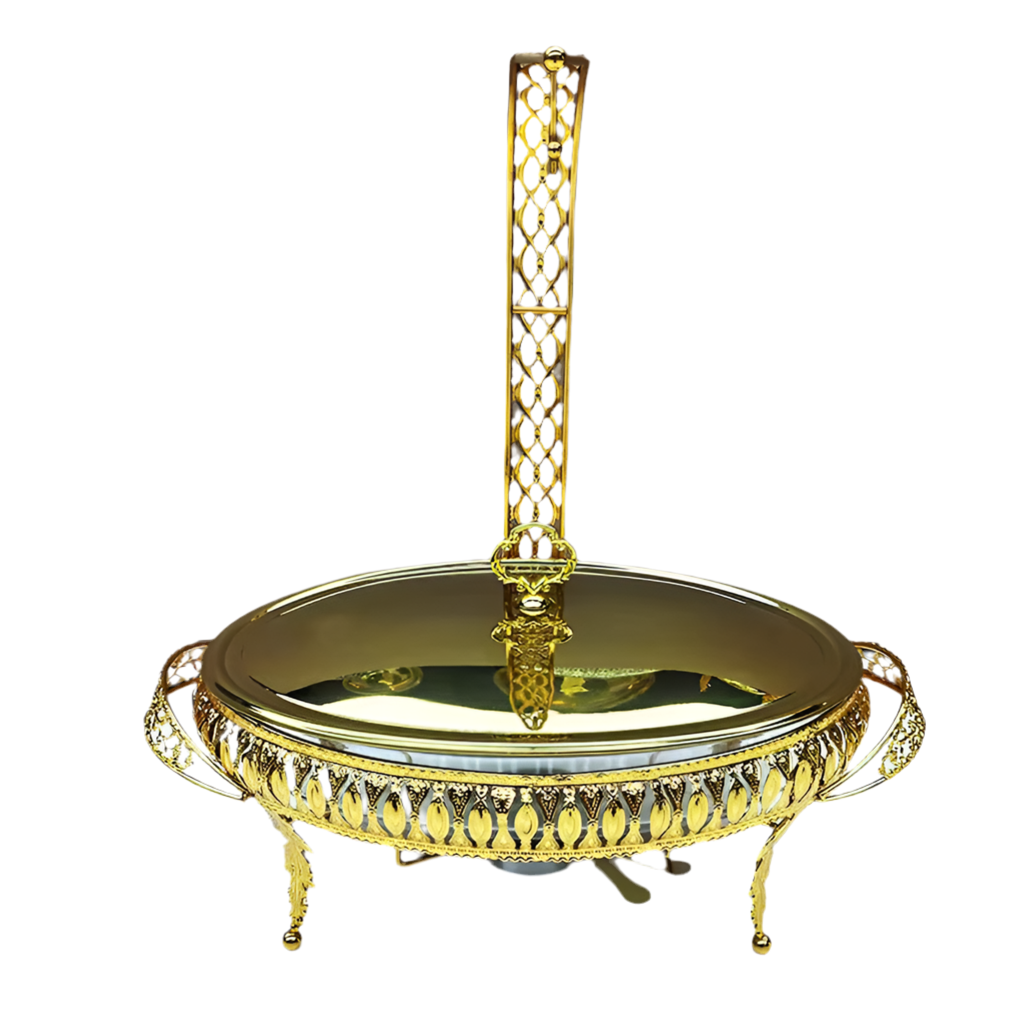 ✨ Luxurious Golden Oval 3L Chafing Dish -Buffet & Banquet Server With Free Spoon & Holder (Only 4 available)