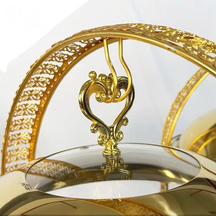 Elite Golden Buffet Chafing Dish With Free Spoon and Holder                 (Next stock will be available in about 4 weeks-please contact us for pre-order)