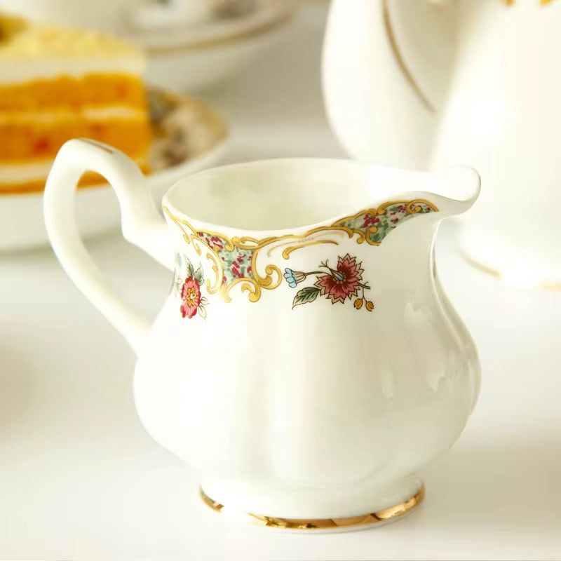 ✨ Vintage Floral Luxury Porcelain Tea Set -15 Piece Exquisite Afternoon Tea Collection