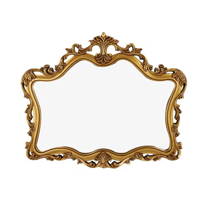 Ornate Opulence Golden Frame Mirror for Timeless Interiors